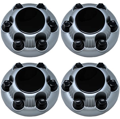 Set Of 4 Replacement Aftermarket SILVER Center Caps 16 6 Lug Wheels