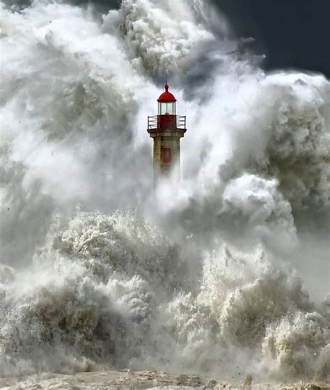 Lighthouse In A Storm Guy Harvey Amazing Nature Beautiful World