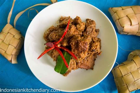 Beef Rendang Indonesian Beef Stew Indonesian Kitchen Diary