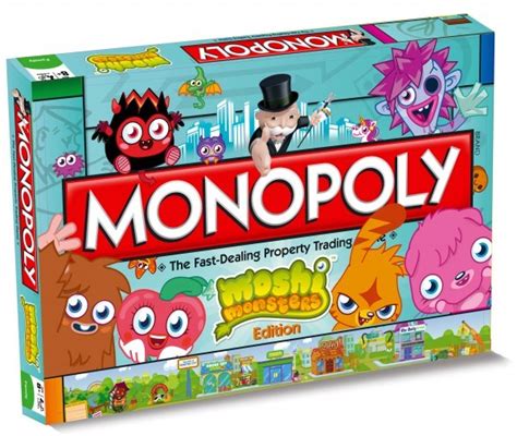 Monopoly Board Game Moshi Monsters Board Game At Mighty Ape Australia