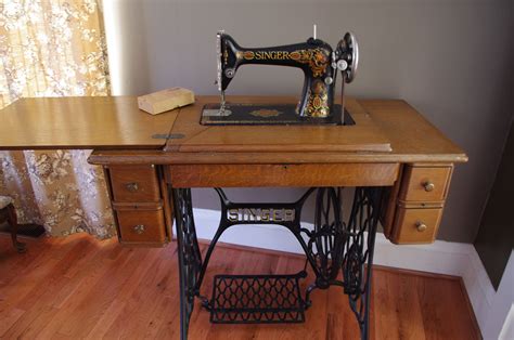 Larger View Of The Singer Sewing Table Antique Sewing Table Vintage
