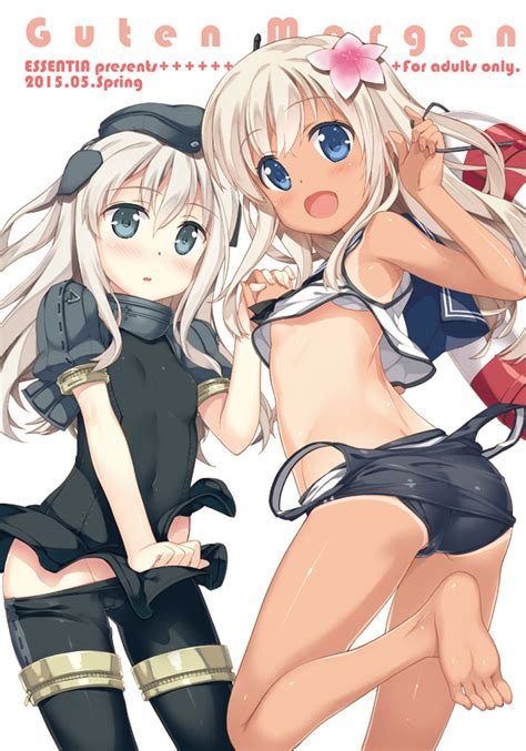 Ro 500 And U 511 Kantai Collection Drawn By Fujimatakuya Danbooru