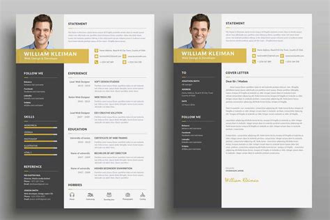 30 Best Resume Mockups And Templates 2022 2022