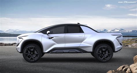 Tesla Model P Is An All Electric Pickup Truck Concept Inspired By Blade