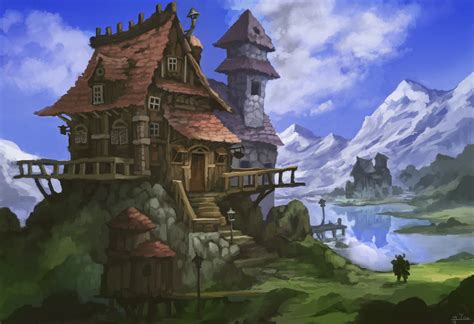 Dwarf House Ji You Zhong On Artstation At