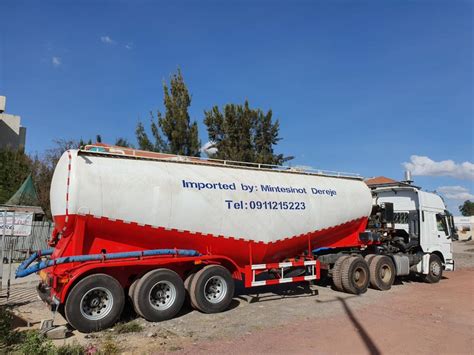 Cement Bulk Truck For Rent Ethiopian Construction