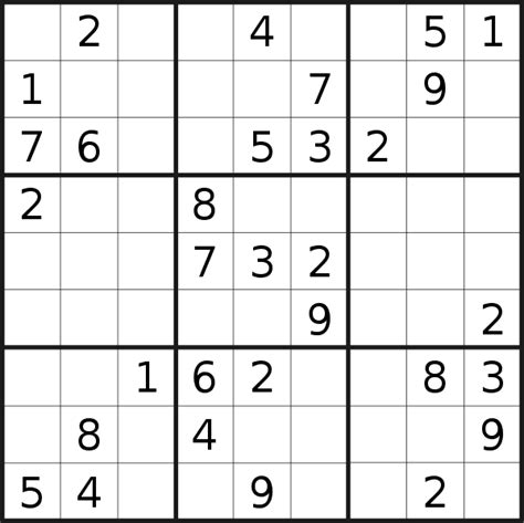 This site contains a lot of printable sudoku puzzles.you can print out free from your computer. View puzzle (Tuesday, 24th of March 2015)