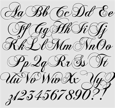 Alfabeto Mayusculas Letras Goticas Cursivas Letras En Cursiva Images