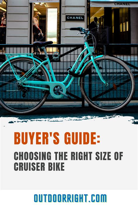 Beach Cruiser Bike Size Chart