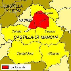 Copyright map a fisico espana. La Alcarria - Wikipedia