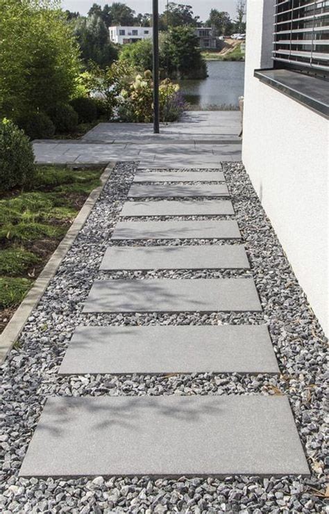 50 Fascinating Inspiration Modern Walkways Pavers For Front Yard Ideas