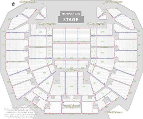Perth Rac Arena Seat Numbers Detailed Seating Plan