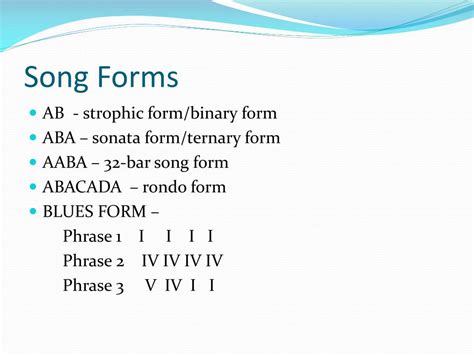 Where sonata emanates from baroque dance movements (coming mostly from italy), rondo has a longer history whose origins are in a french instrumental genre—the rondeaux—that was characterized by an alternation of refrains and contrasting couplets. PPT - Form and Notation PowerPoint Presentation, free download - ID:3618764