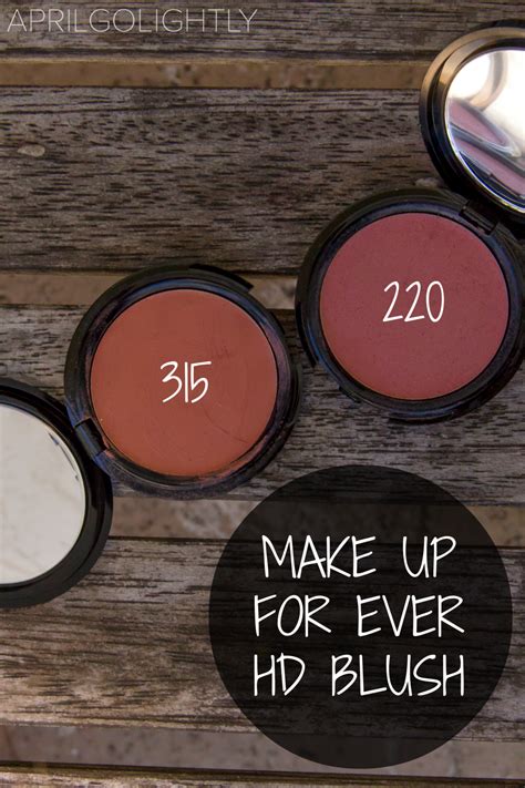 How To Apply Make Up For Ever Hd Blush April Golightly