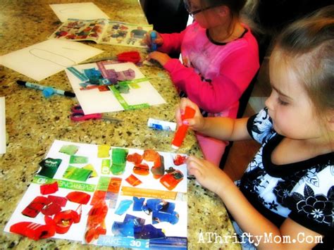 Activity To Do With Kids ~ Color Collage A Thrifty Mom