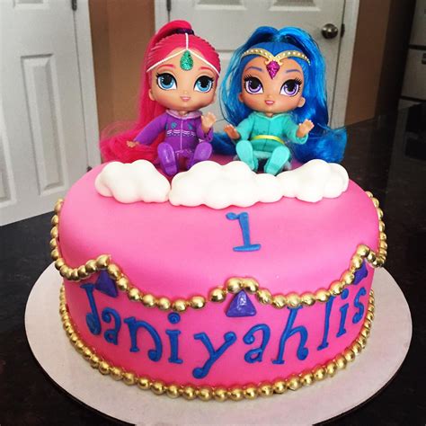$19.99 little genies will have a magical time in the bath with magic mermaid shimmer! Shimmer and Shine Cake | Cakes | Pinterest | Cake ...