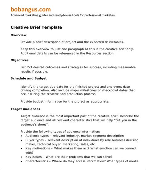 Creative Brief Sample Ogilvy Hq Template Documents