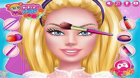 Barbie Wedding Makeup Barbie Wedding Games Barbie Make Up Game For Girls YouTube