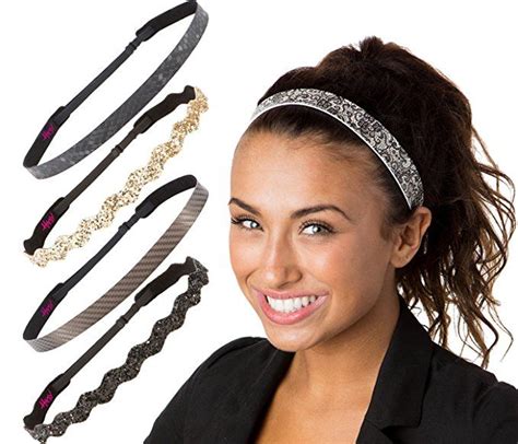 Hipsy Womens Adjustable Cute Fashion Headbands Hairband Multi T