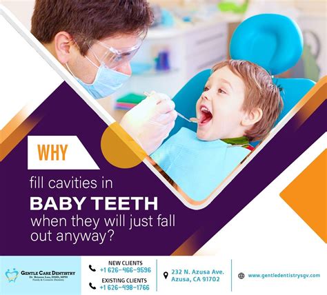 Why Fill Cavities In Baby Teeth When They Will Just Fall Out Anyway