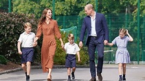 La felicidad de los hijos de los duques de Cambridge en el primer día ...