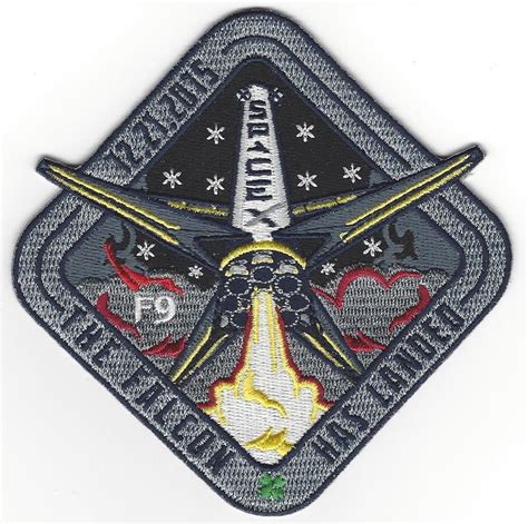 Spacex Landing Patch Us Air Force Space And Missile Museum Foundation