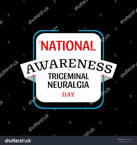 National Trigeminal Neuralgia Awareness Day Royalty Free Stock