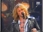 Bon Jovi Hey God Europe Music Awards 1995 - YouTube