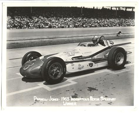 Parnelli Jones 1963 Indy 8x10 Usac Racing Photo Photograph Dta