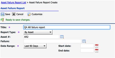 Asset Failure Report Clays Blog Enterprise Asset Management Eam