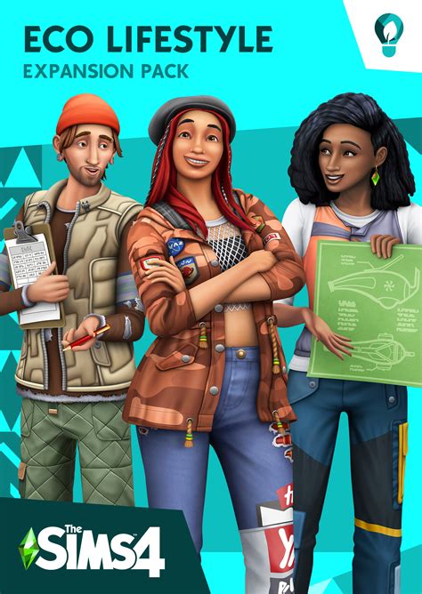 The Sims 4 Eco Lifestyle Official Logo Box Art Icon And Renders