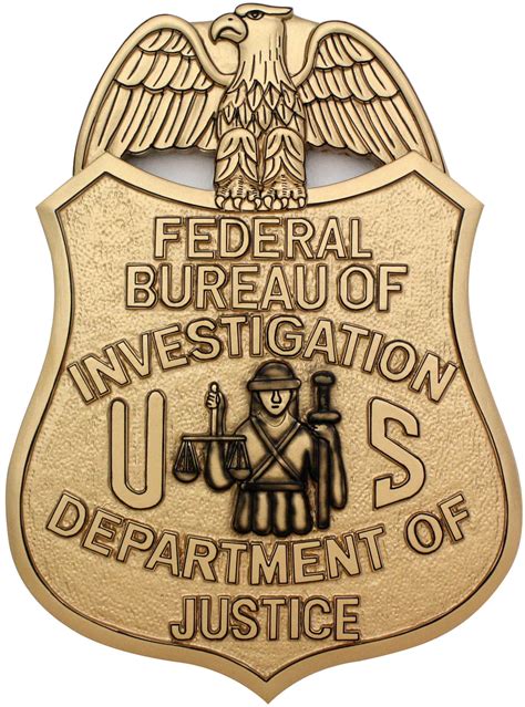 Fbi Special Agent Badge Plaque