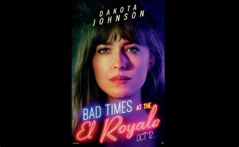 Bad Times At The El Royale Character Posters Featuring Chris Hemsworth Dakota Johnson Jon Hamm