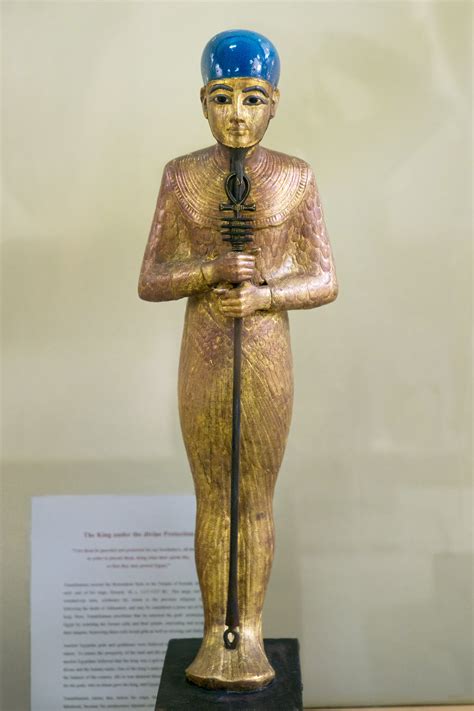 Tutankhamuns Treasures Statue Of Ptah