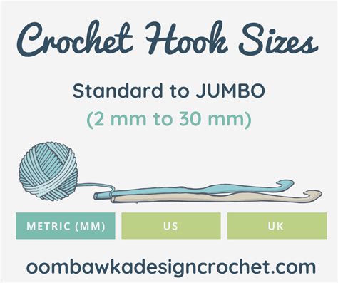 The Ultimate Guide To Crochet Hooks Crochet Hook Size Chart