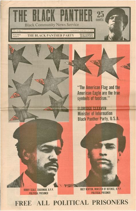 Remembering The Black Panther Party Newspaper California Historical