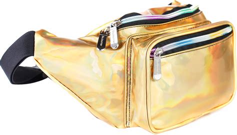 Holographic Gold Fanny Pack Sojourner Bags