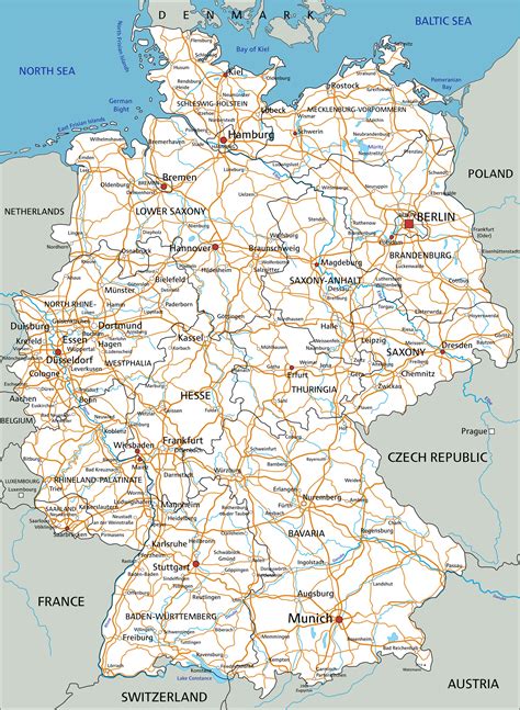 Germany Printable Map