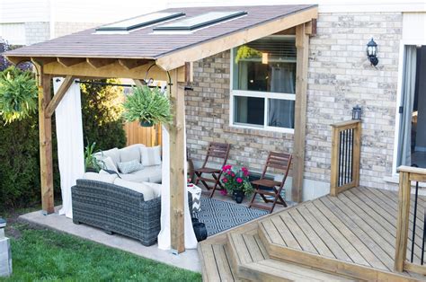 Patio as a transition area from the outside or backyard into the main house has an important rule for the whole home design concept. Covered Patio Reveal - Brittany Stager