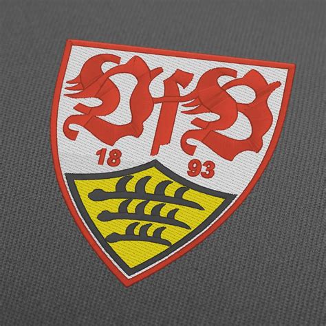 Verein für bewegungsspiele stuttgart 1893 e. VfB Stuttgart FC logo embroidery design