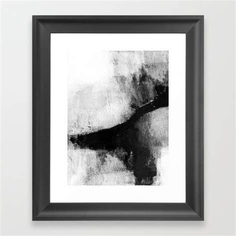 Black And White Textured Abstract Painting Delve 2 Choose From A