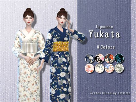 Japanese Yukata By Arltos At Tsr Sims 4 Updates