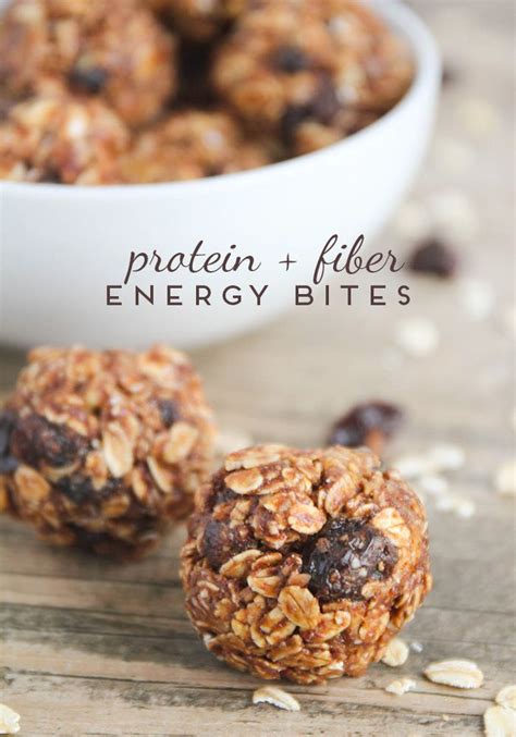 8 grams of protein, no artificial. Energy Bites | Recipe | Protein energy bites, High fiber foods, Protein snacks