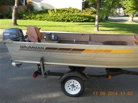 Price Reduced 14 Ft Grumman Fishing Boat 4 Stroke 15 Yamaha North