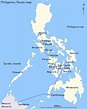 Philippines Route mapp