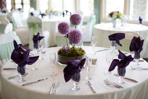 Purple And Grey Wedding