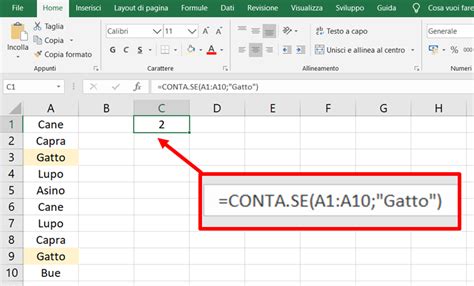 Come Si Usa La Funzione CONTA SE In Excel Smartando It