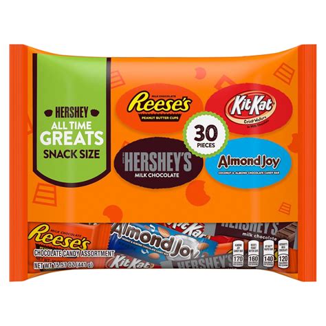 Save On Hersheys All Time Greats Snack Size Chocolate Candy Assortment