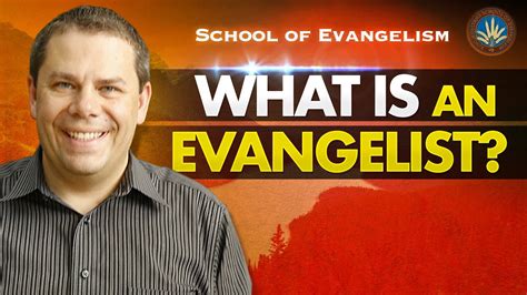 What Is An Evangelist School Of Evangelism 2 Youtube