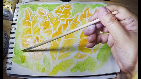 Crayon Resist Watercolor Technique Art Ideas For Kids Youtube